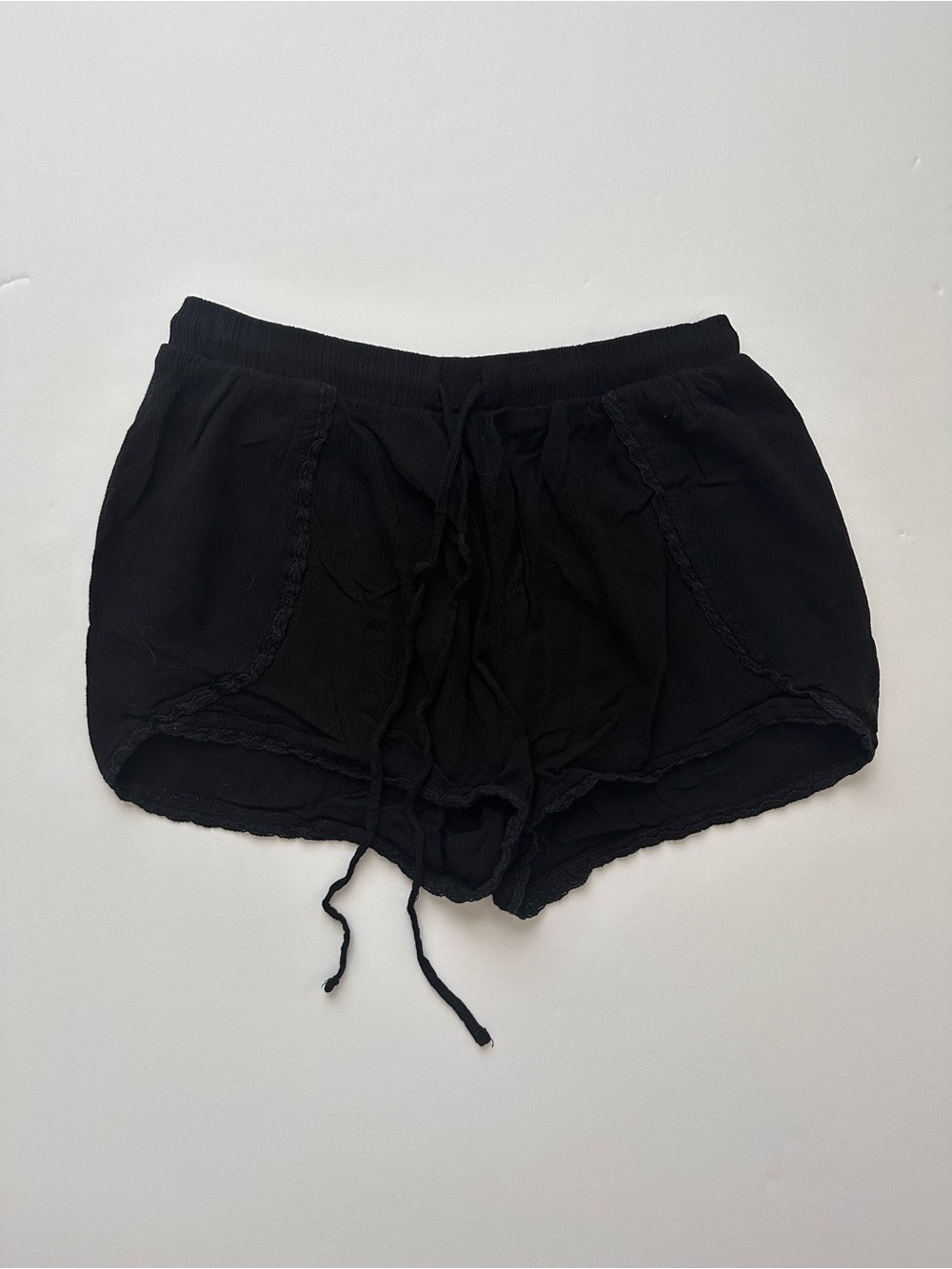 Mossimo Supply Co. Black Drawstring Athletic Shorts